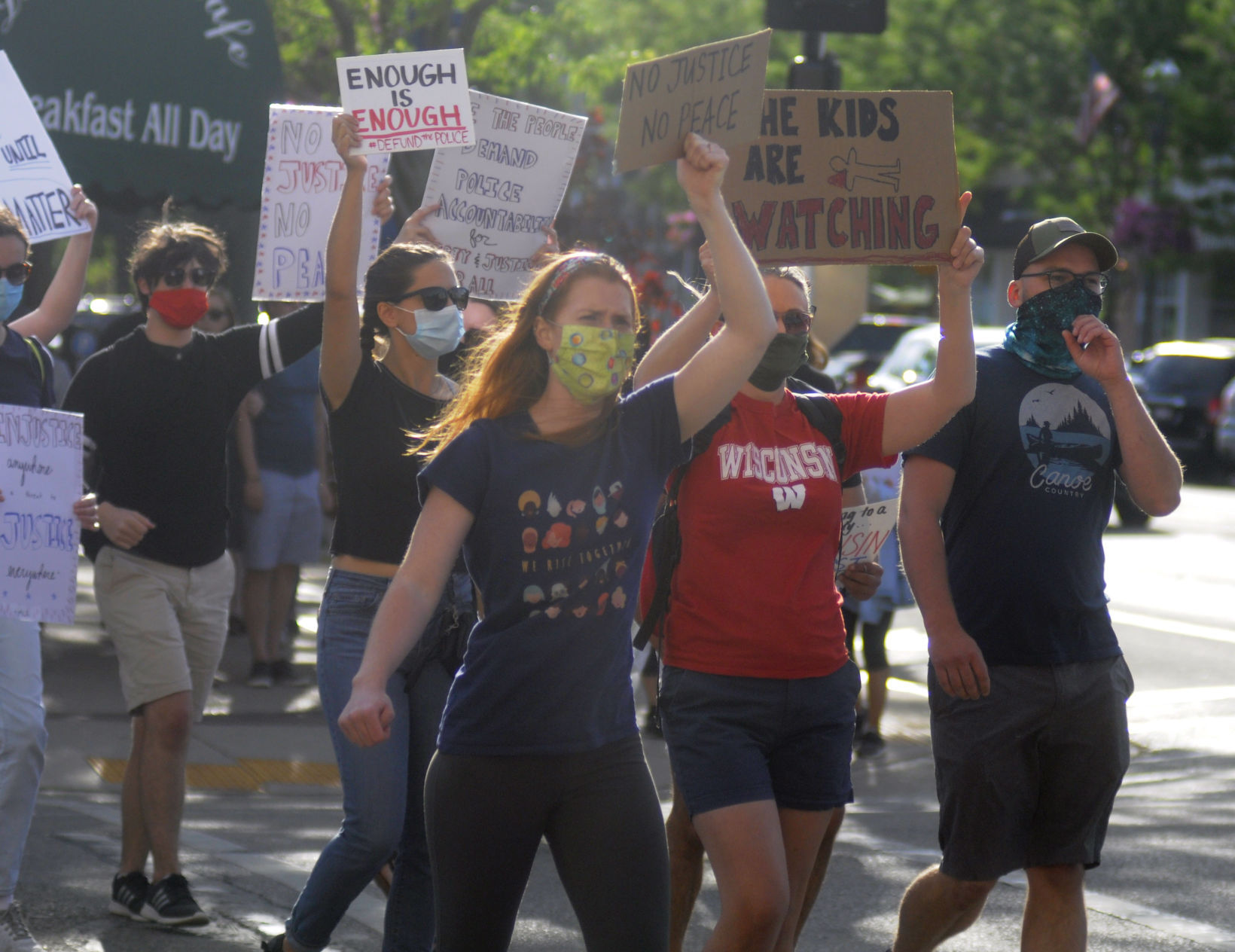 Crossing Broad Street by Main Street